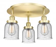 Innovations Lighting 916-3C-SG-G54 - Cone - 3 Light - 17 inch - Satin Gold - Flush Mount