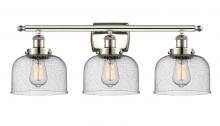 Innovations Lighting 916-3W-PN-G74 - Bell - 3 Light - 28 inch - Polished Nickel - Bath Vanity Light