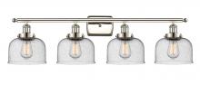 Innovations Lighting 916-4W-PN-G74 - Bell - 4 Light - 38 inch - Polished Nickel - Bath Vanity Light