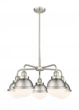 Innovations Lighting 916-5CR-SN-HFS-61-SN - Ballston Urban - 5 Light - 26 inch - Satin Nickel - Chandelier