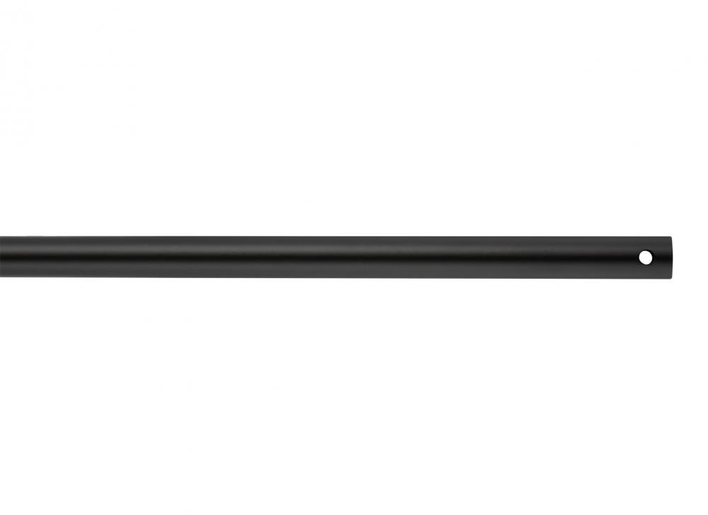 36" Downrod in Matte Black