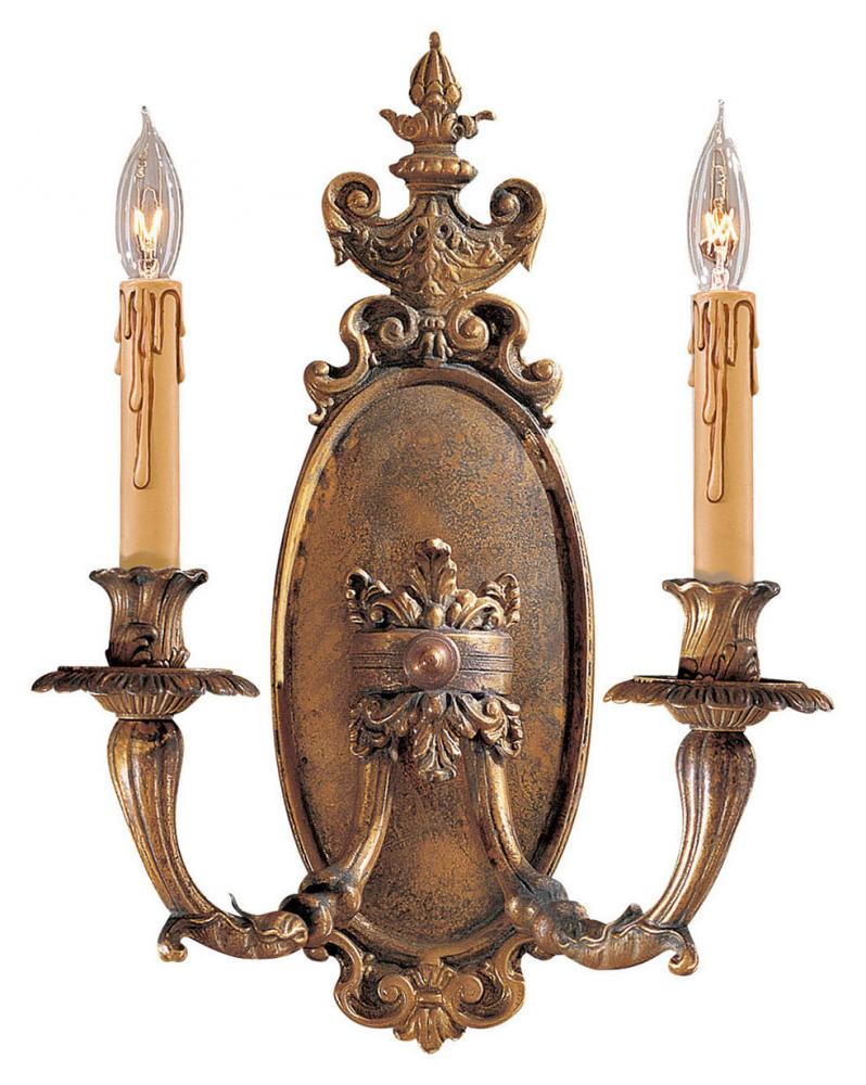 Vintage - 2 Light Wall Sconce