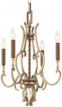 Minka Metropolitan N6554-690 - 4 LIGHT CHANDELIER