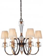 Minka Metropolitan N6646-258B - Bella Cristallo - 6 Light Chandelier