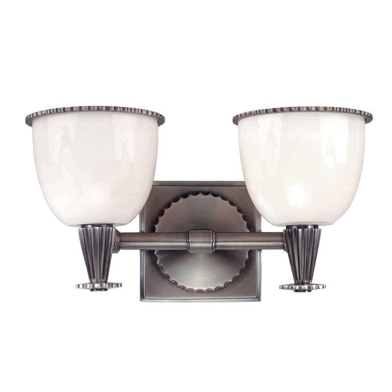 Two Light Antique Nickel Vanity