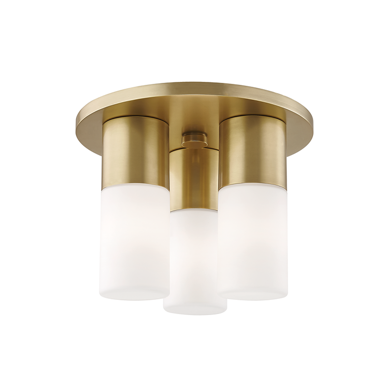 aura 3 light flush fitting