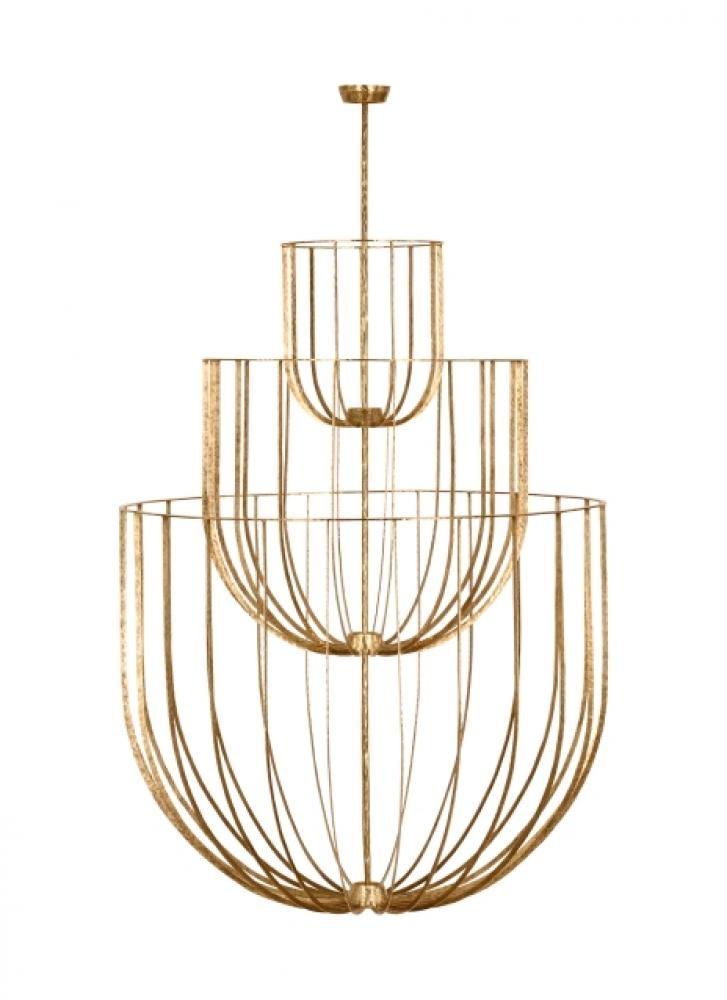 Sanchi Grande Three Tier Chandelier