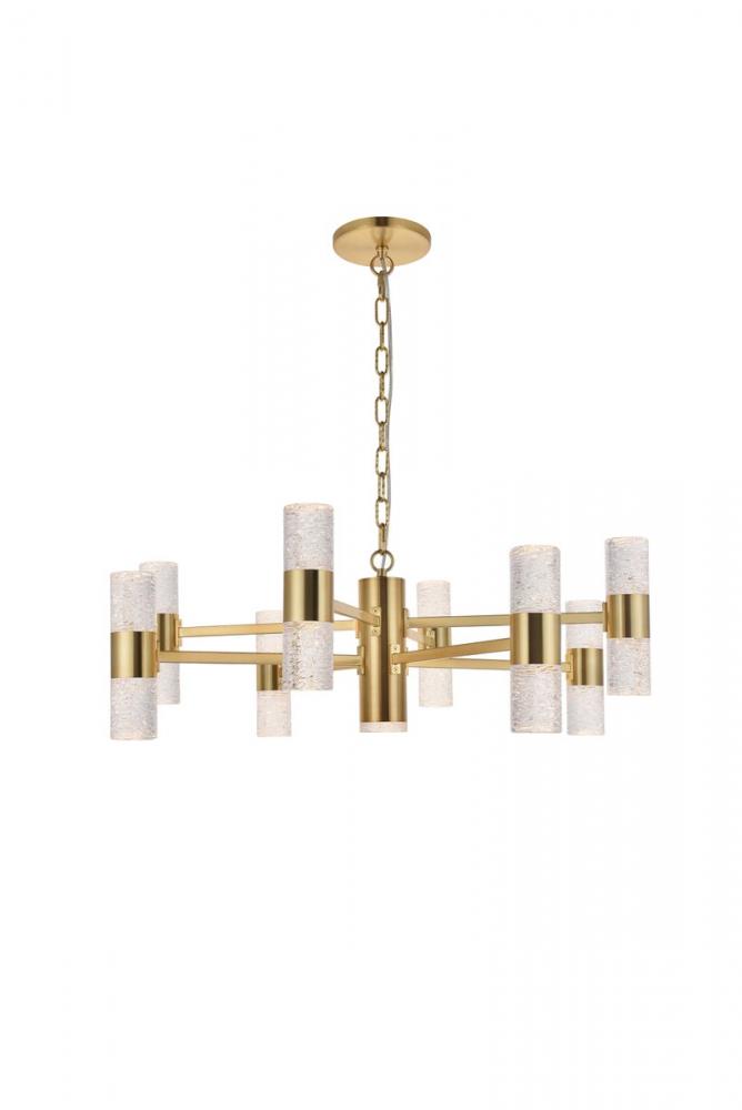 Vega 17 light Gold LED Pendant