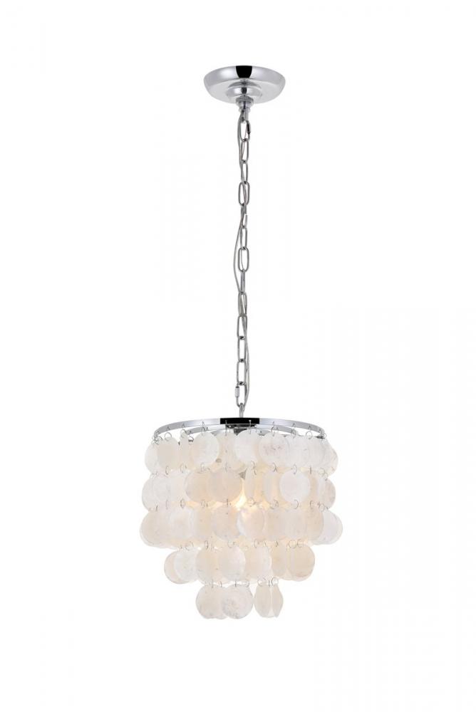 Selene 1 light Chrome Pendant