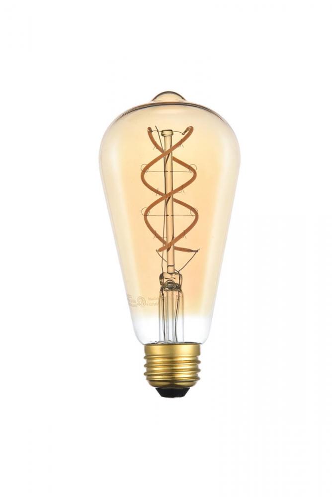 LED Decorative helix vertical 2000K nostalgic filament 6 watts 300 lumens