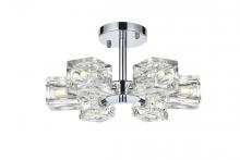 Elegant LD920F14C - Lyra 14 Inch Flush Mount in Chrome