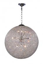 Elegant V2102D24C/RC - Cabaret 12 Light Chrome Pendant Clear Royal Cut Crystal