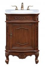 Elegant VF-1031 - 24 In. Single Bathroom Vanity Set In Coffee