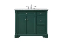 Elegant VF53042GN - 42 inch Single bathroom vanity set in green