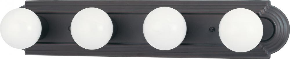 4 Light - 24" Vanity Strip - Mahogany Bronze Finish