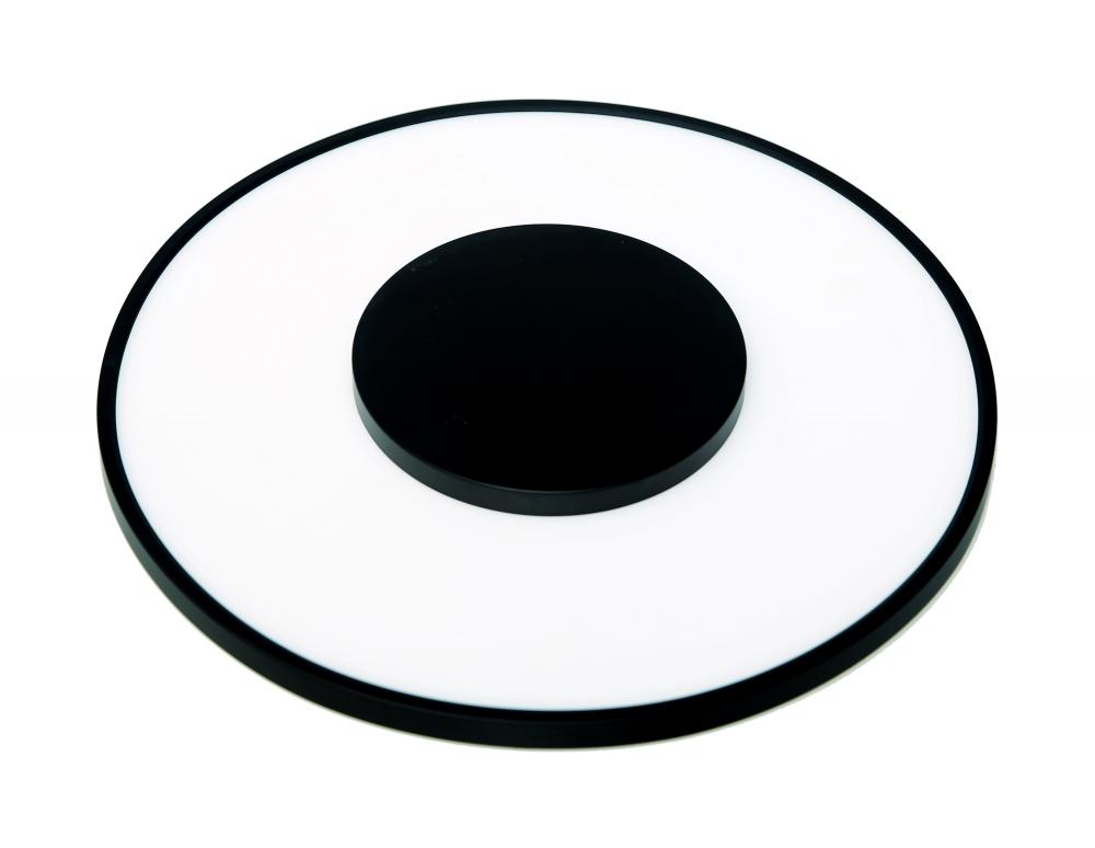 26 watt; 13" Flush Mount LED Fixture; Round Shape; Black Finish