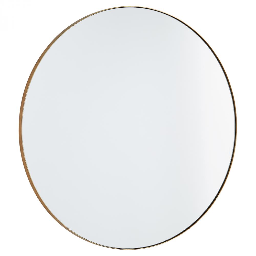 30" ROUND MIRROR - GLD