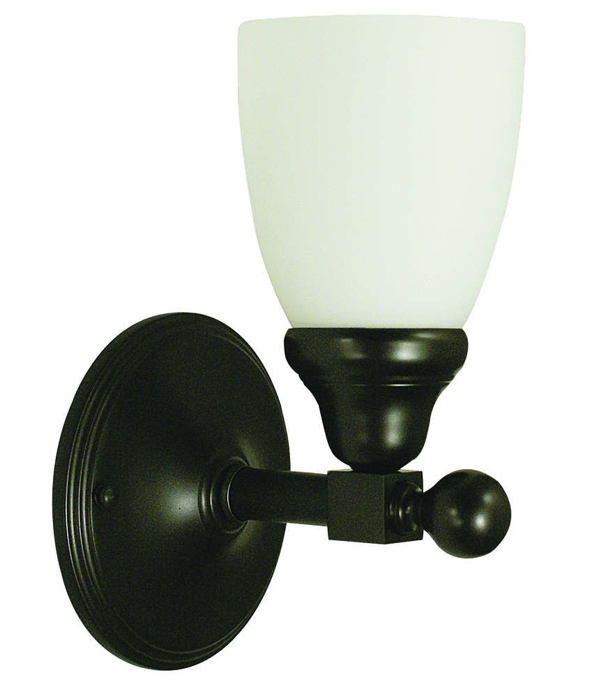 1-Light Matte Black Taylor Sconce