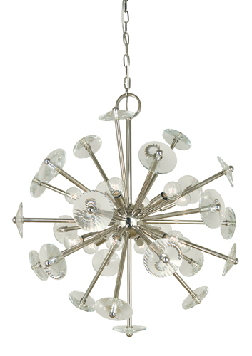 12-Light Satin Pewter Apogee  Chandelier