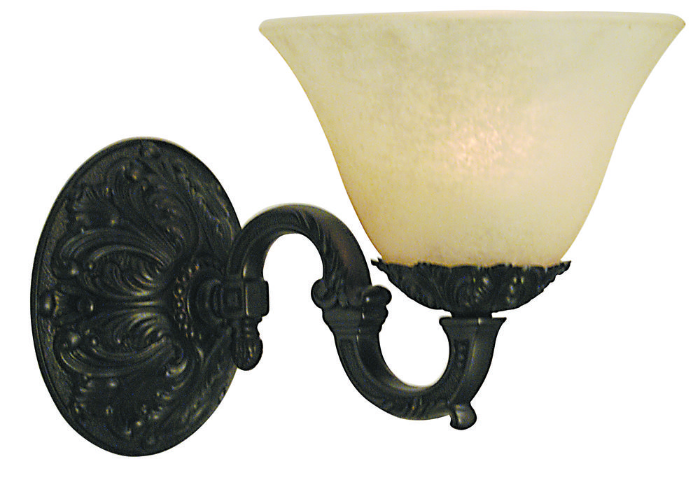 1-Light Mahogany Bronze Napoleonic Sconce