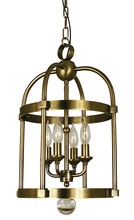 Framburg 1103 PN - 4-Light Polished Nickel Compass Mini Chandelier