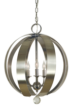 Framburg 4778 BN - 5-Light Brushed Nickel Venus Chandelier