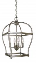 Framburg 5474 BN - 4-Light Brushed Nickel Kenmare Mini-Chandelier