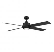 Savoy House Meridian M2011MBKRV - 56" LED Ceiling Fan in Matte Black