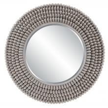 Uttermost Portside Round Gray Mirror : 09873 | Aura Lighting