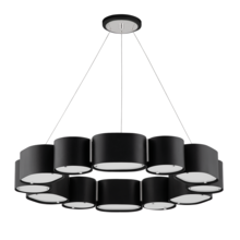 Corbett 393-30-SBK/SS - Opal Chandelier