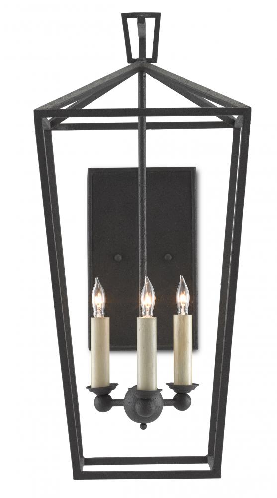 Denison Black Wall Sconce