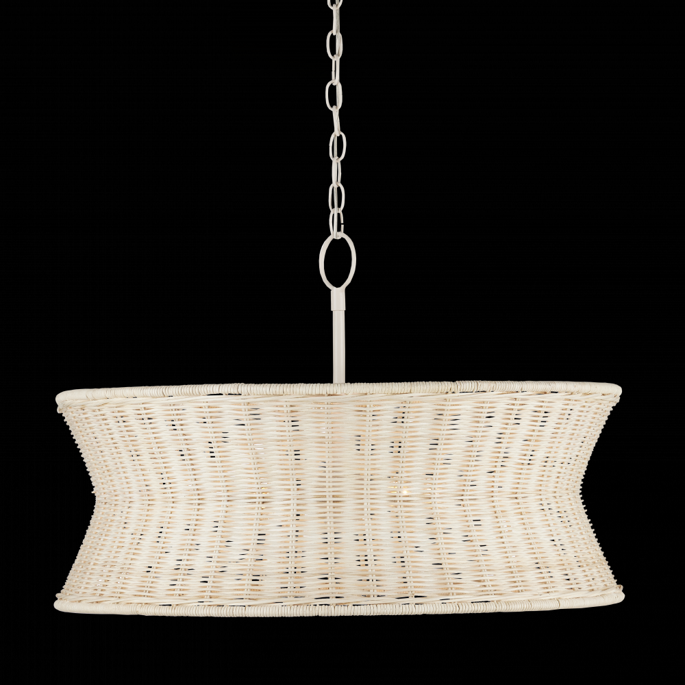 Phebe Small Rattan Chandelier