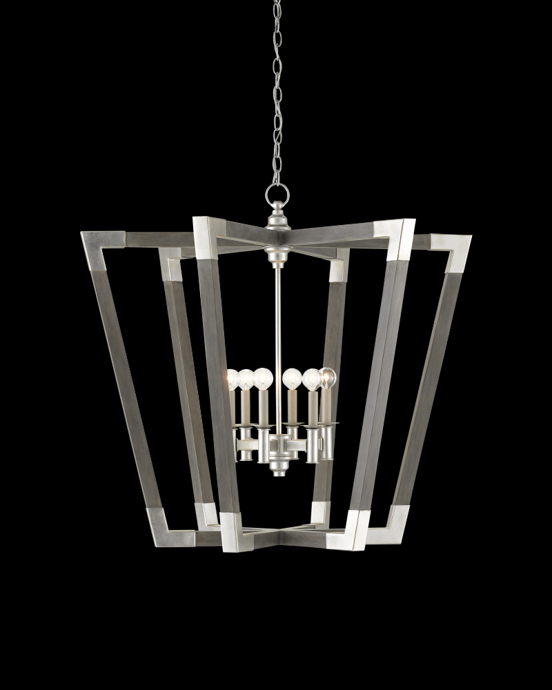 Bastian Large Gray Lantern