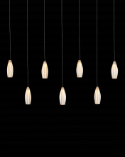 Currey 9000-1192 - Parish 7-Light Linear Multi-Drop Pendant