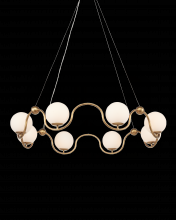 Currey 9000-0878 - Equilibrium Brass Chandelier