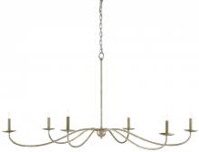 Currey 9000-0055 - Saxon Large Silver Chandelier