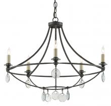 Currey 9000-0641 - Novella Small Black Chandelier