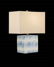 Currey 6000-0887 - Nadene Blue & White Table Lamp